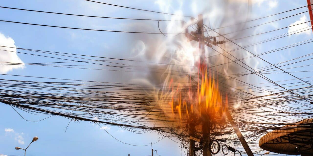 Sentara Norfolk General on Back-up Power After Electrical Pole Catches Fire Nearby